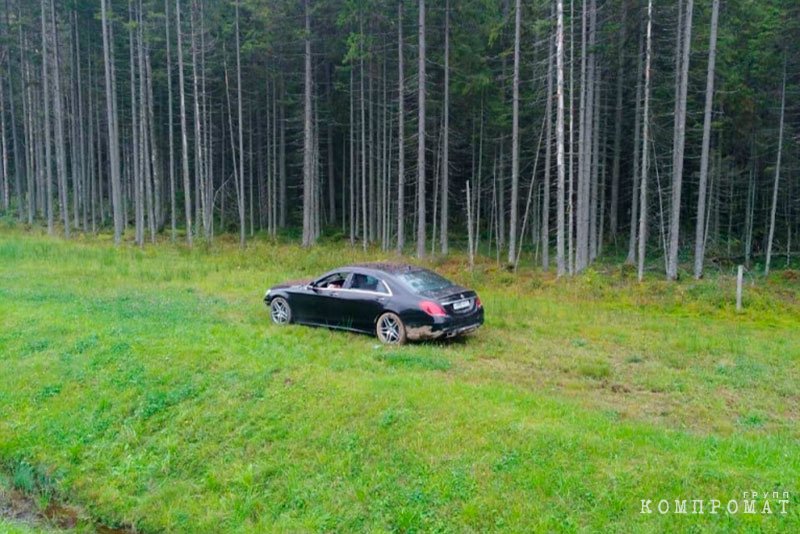 Обстрелянный автомобиль Шенгелии