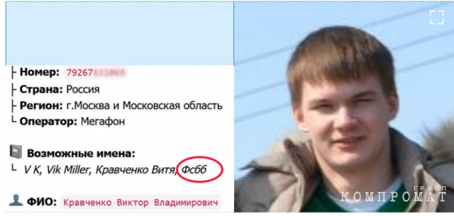 Слева на фото видно, под какими именами заносили в свои контакты на телефоне номер Кравченко