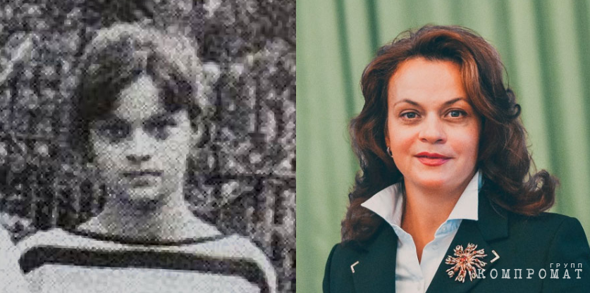 Слева фотография Анны Путиной из книги «Владимир Путин», справа Анна Цивилева