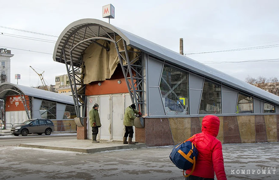 Станция самарского метро «Алабинская»