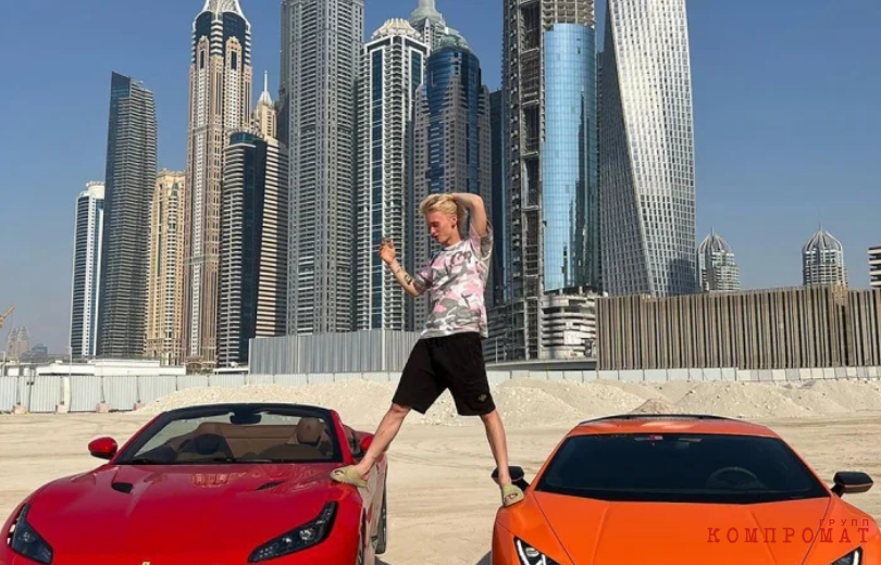 Даня Милохин продолжает снимать ролики в Дубае